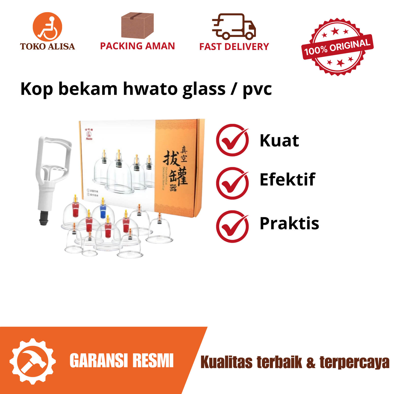 Kop bekam hwato glass _ pvc